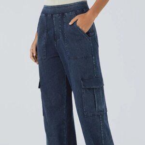 HALARA Blue Straight Leg Jeans Classic Denim